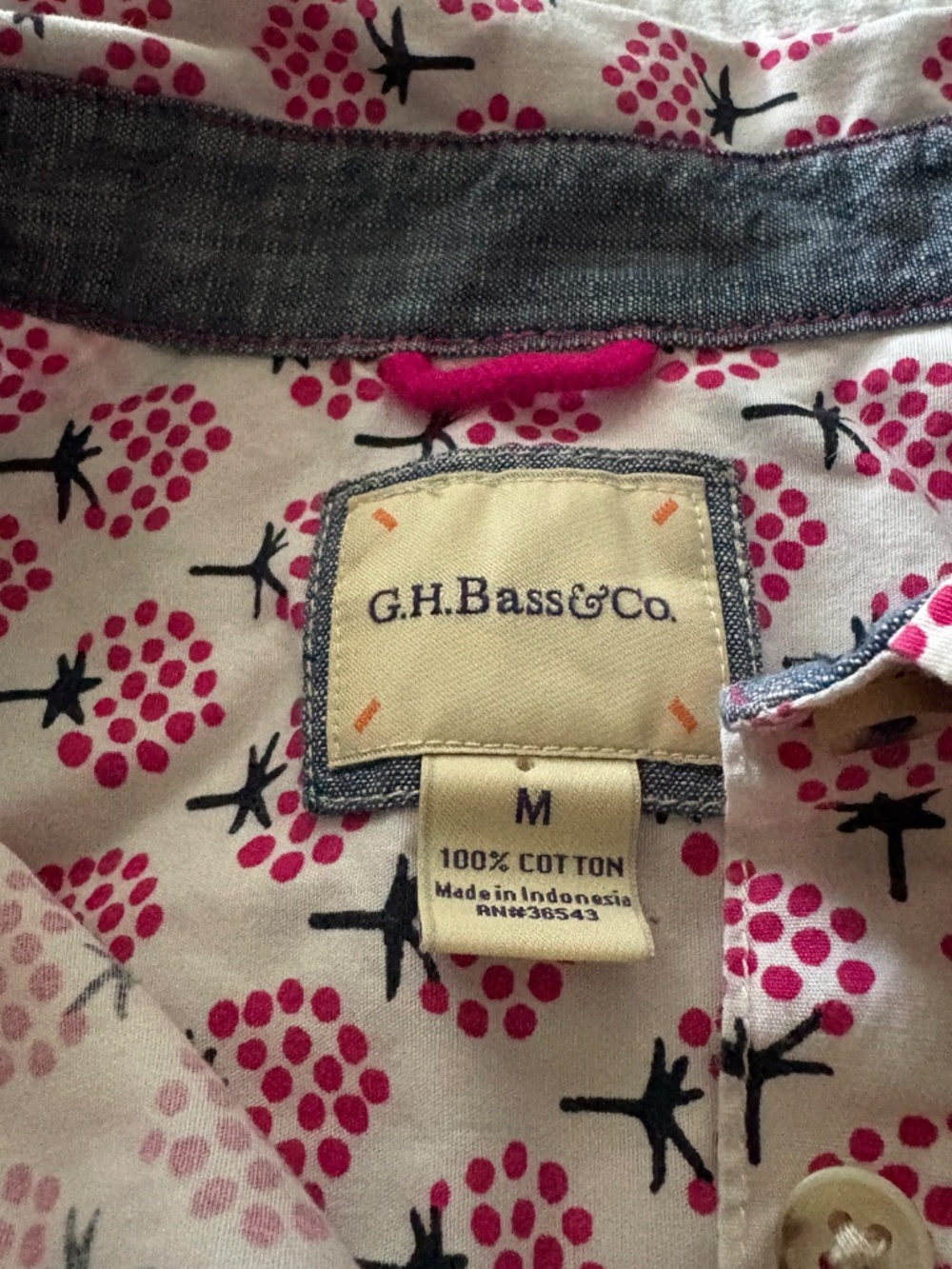 G.H. Bass Block Print Oxford - M - Picture 5 of 10